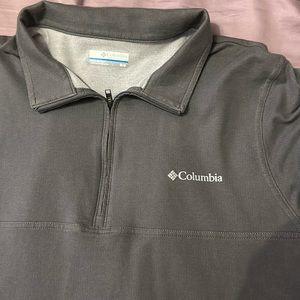 Like new only worn twice! Men’s Medium Grey Columbia quarter zip